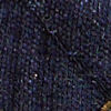 Navy Blue Lattice Patterned Sequinned Pocket Square