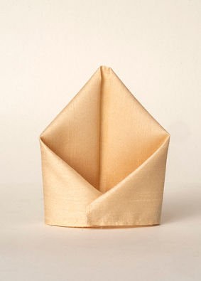 Manyavar Men Classic Beige Pocket Square