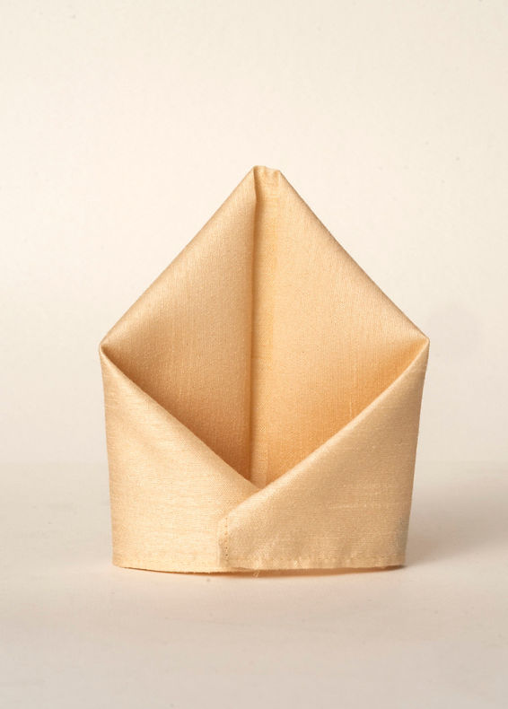 Manyavar Men Classic Beige Pocket Square