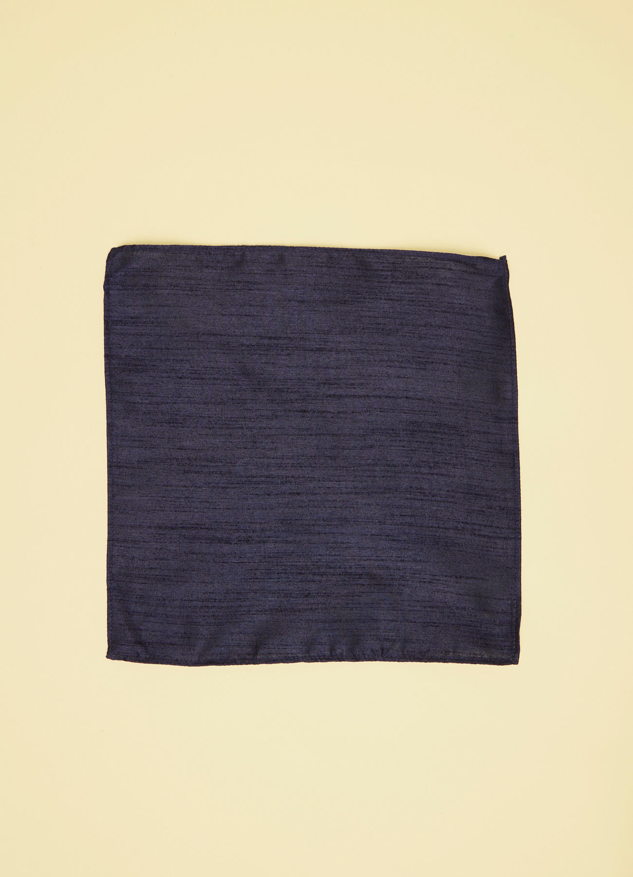 Manyavar Men Midnight Blue Textured Pocket Square