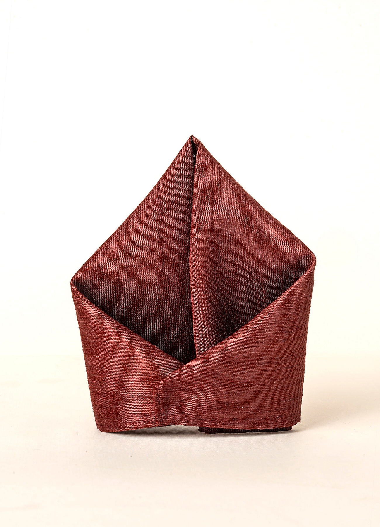 Manyavar Men Maroon Majesty Pocket Square