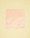 Manyavar Men Peach Pink Textured Pocket Square