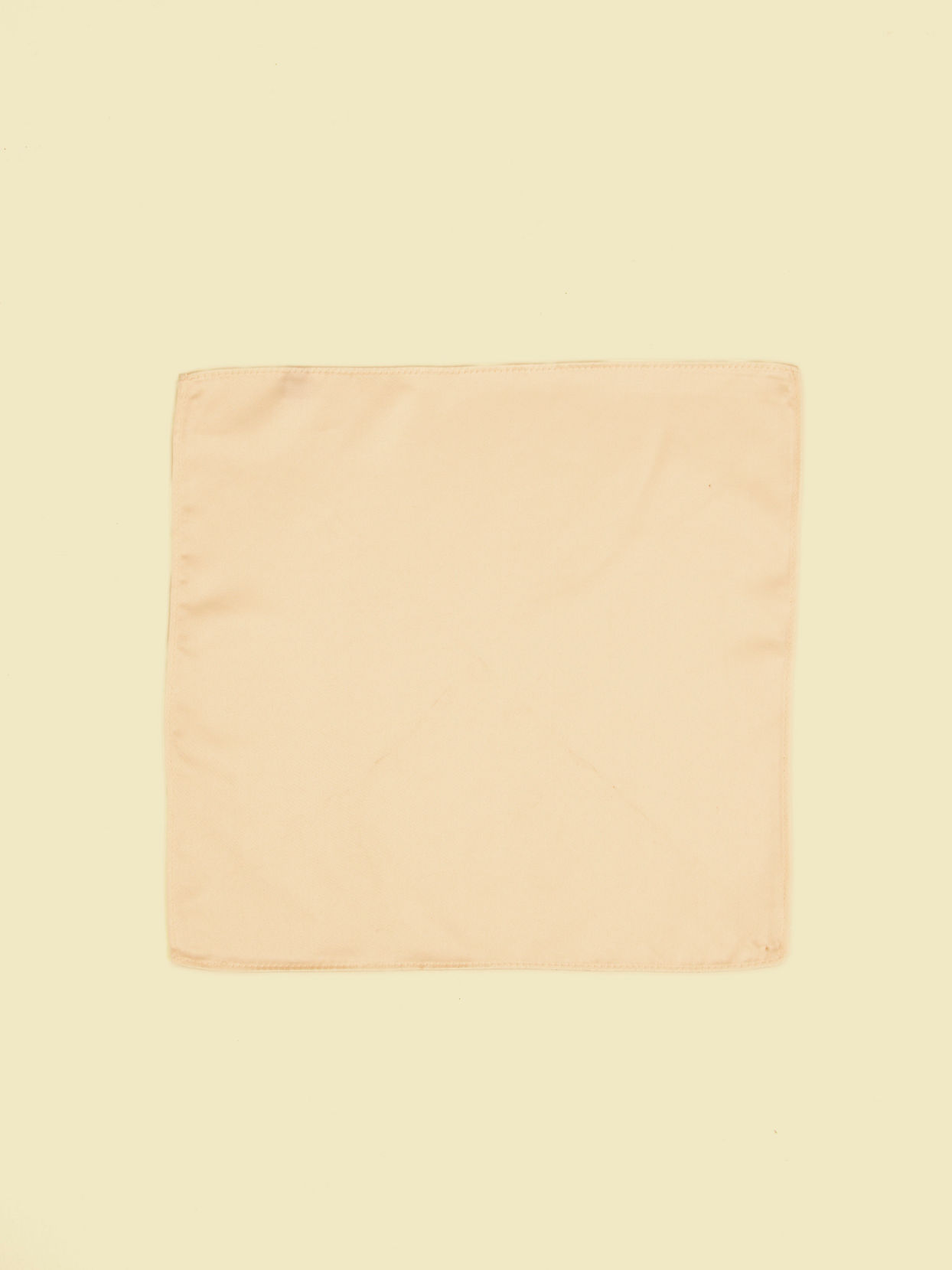 Manyavar Men Cream Satin Grace Pocket Square