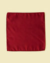 alt message - Manyavar Men Classic Red Satin Pocket Square image number 1