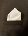 Manyavar Men Cream Blended Viscose Pocket Square