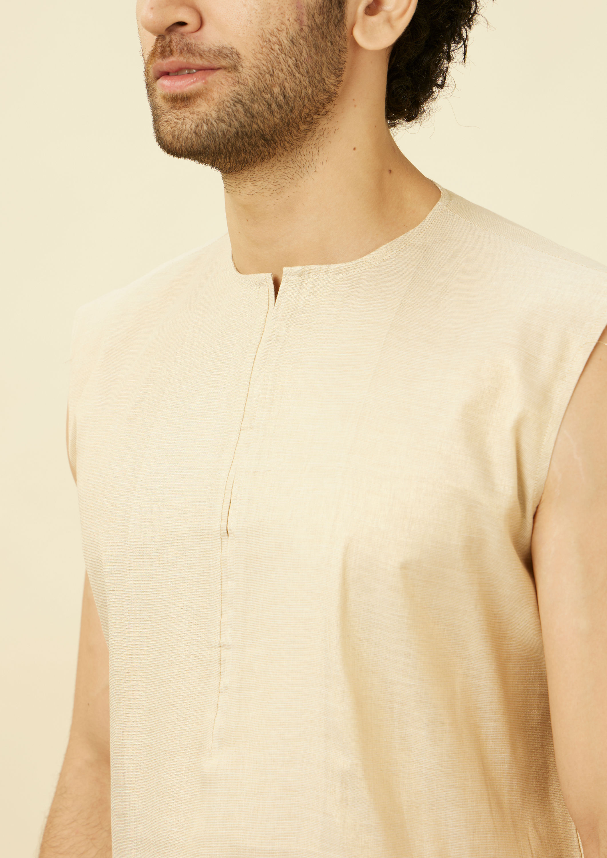 Twamev Men Royal Beige Sherwani Affair