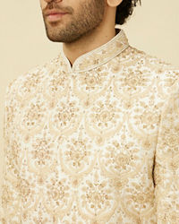 Twamev Men Royal Beige Sherwani Affair