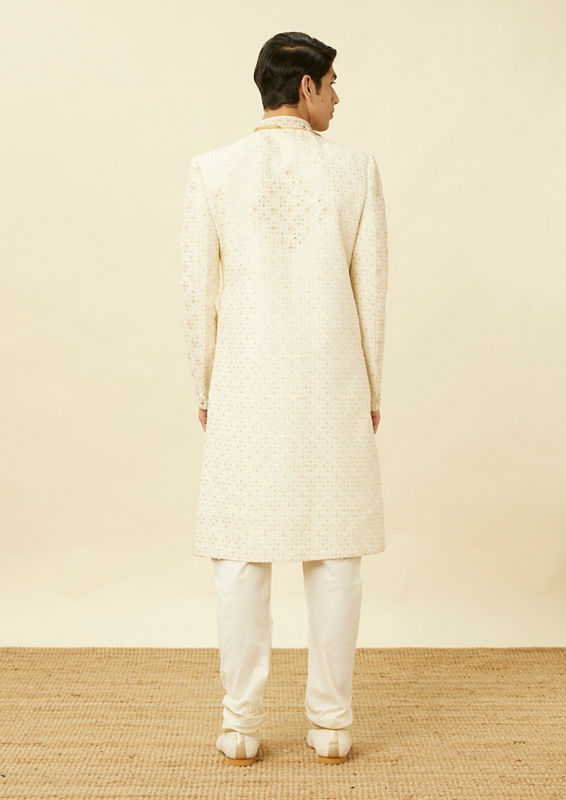 Twamev Men Signature Cream Sherwani Affair