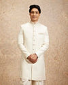 Cream Colored Elegance Sherwani