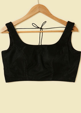 Mohey Women Elegant Black Knit Weave Design Blouse