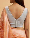 Mohey Women Grey Plisse Effect Blouse