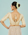 Mohey Women Cream Creation Artistic Blouse