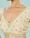 Mohey Women Cream Creation Artistic Blouse