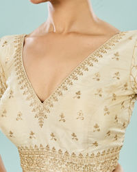 Mohey Women Cream Creation Artistic Blouse
