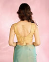 Mohey Women Exquisite Beige Georgette Blouse