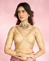 Mohey Women Fawn Silk Elegance Blouse