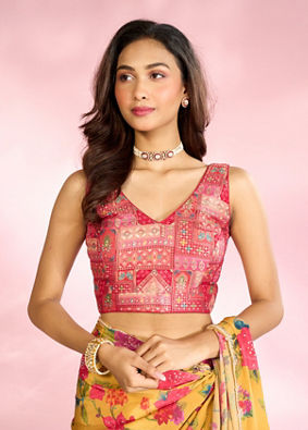 Mohey Women Pink Elegance Blouse