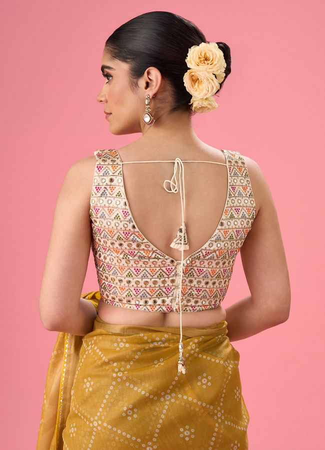 Mohey Women Creamy Elegance Blouse