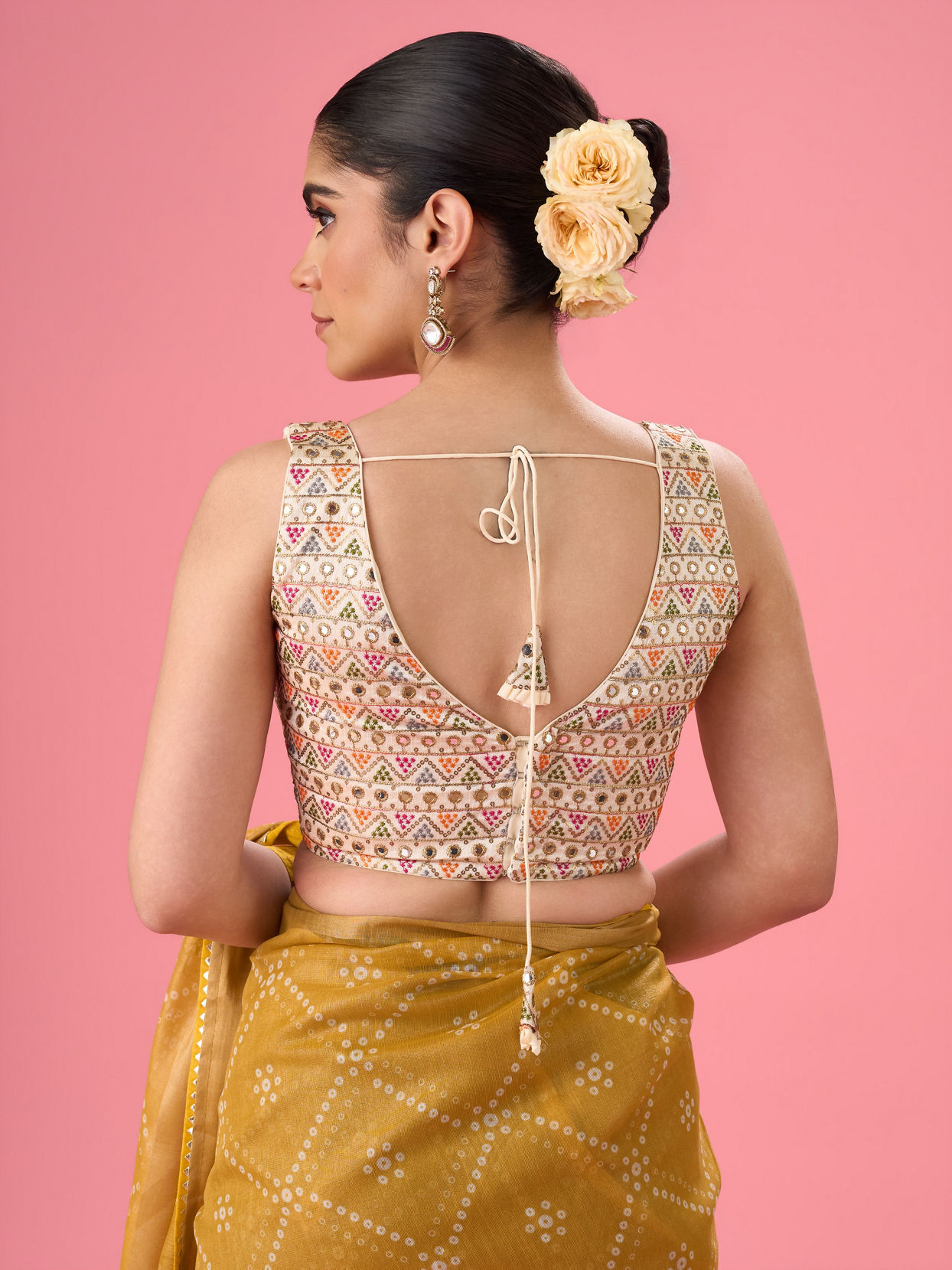 Mohey Women Creamy Elegance Blouse