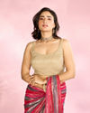 Mohey Women Radiant Beige Knit Blouse