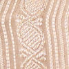 Cream Silk Blouse with Weave Detail
