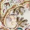 Cream Georgette Blouse with Sequin Work