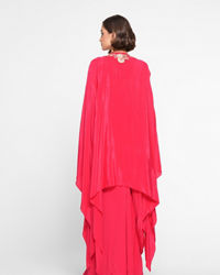 Twamev Women Elegant Rani Satin Indo Western