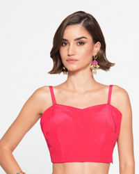 Twamev Women Elegant Rani Satin Indo Western