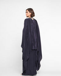 Twamev Women Indigo Blue Elegance Indo Western