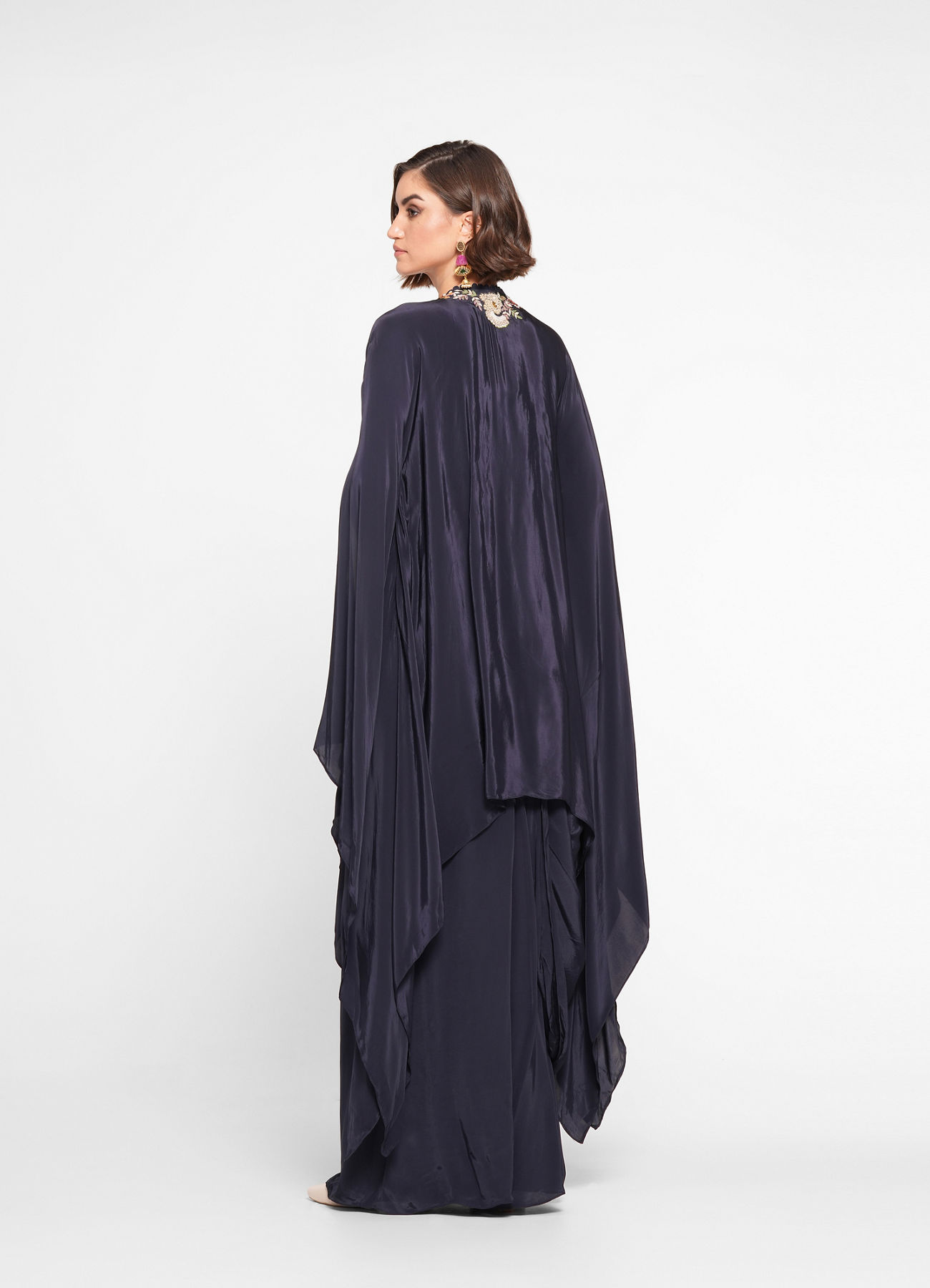 Twamev Women Indigo Blue Elegance Indo Western