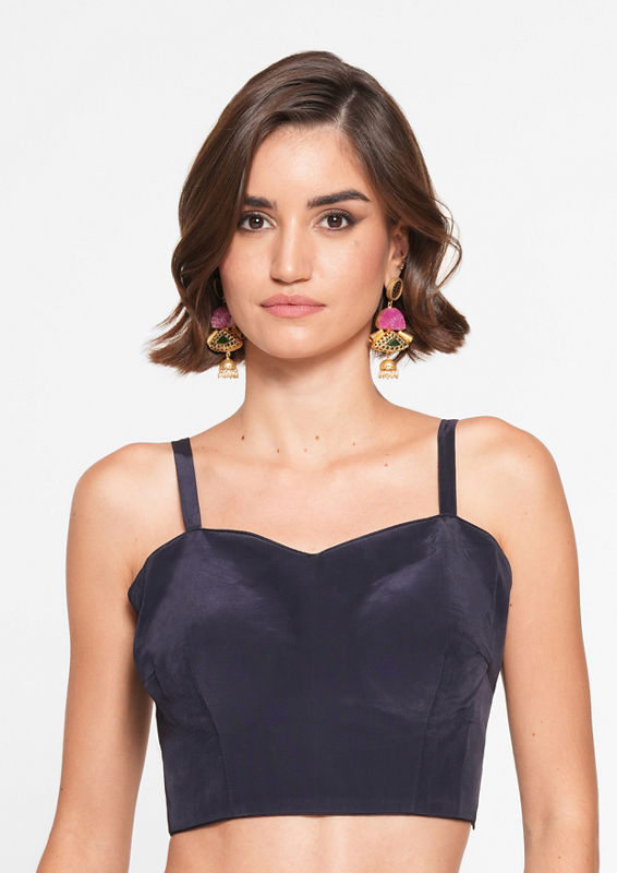Twamev Women Indigo Blue Elegance Indo Western