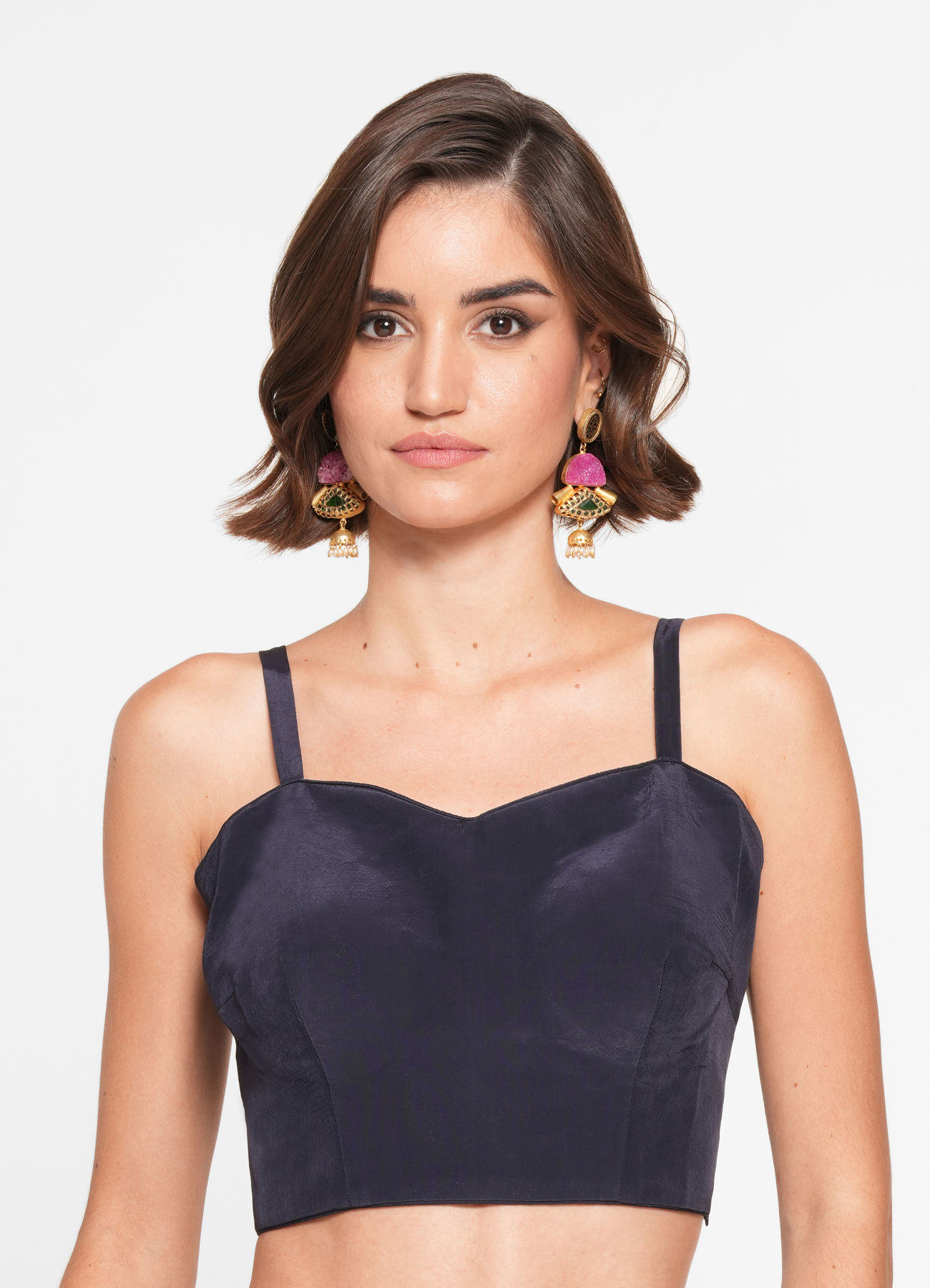 Twamev Women Indigo Blue Elegance Indo Western