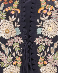 Twamev Women Indigo Blue Elegance Indo Western