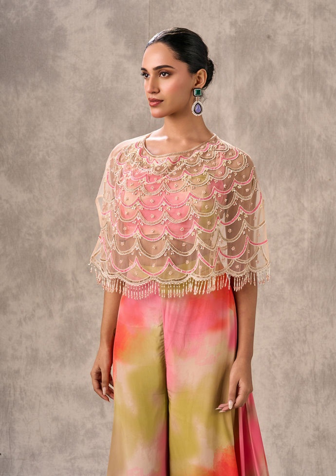 Twamev Women Green Enchantress Indo Western