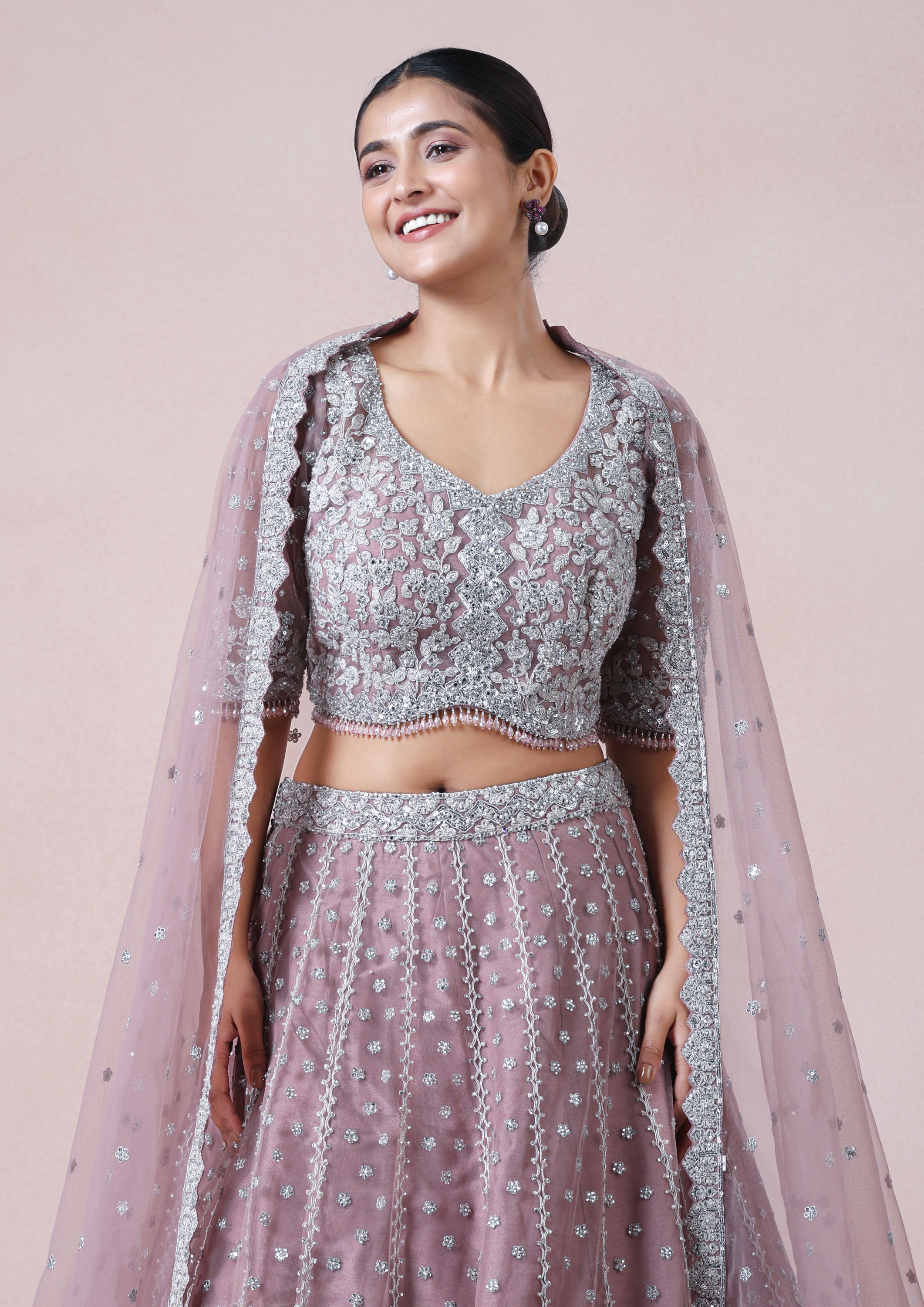 Twamev Women Regal Purple Dream Lehenga