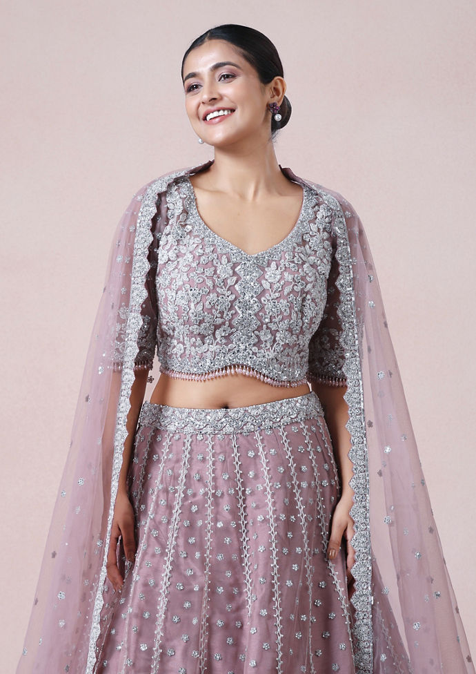 Twamev Women Regal Purple Dream Lehenga