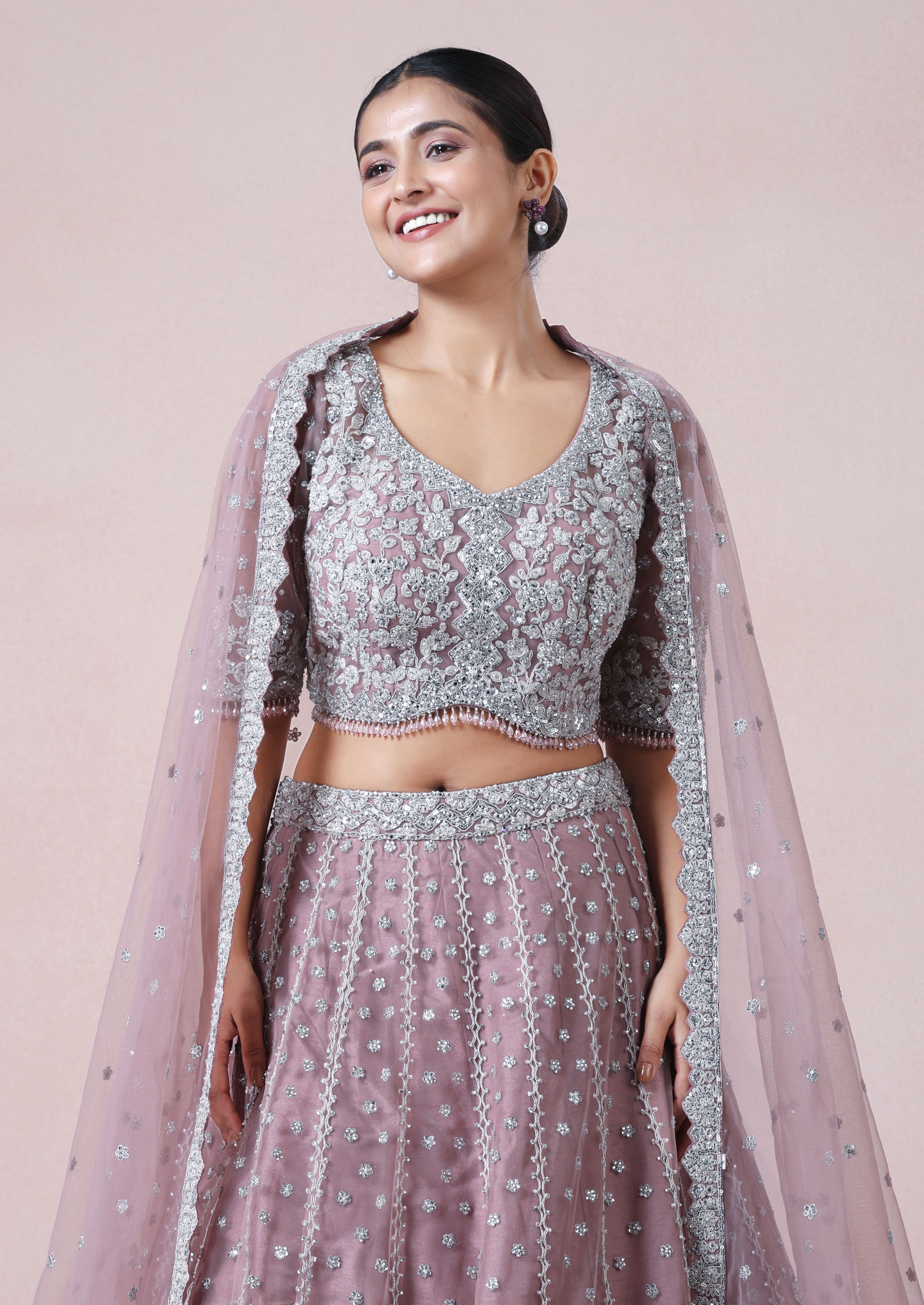 Twamev Women Regal Purple Dream Lehenga