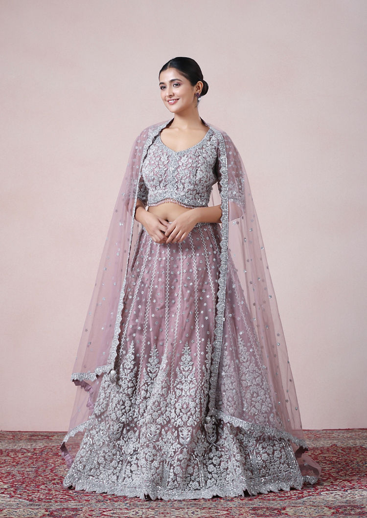 Twamev Women Regal Purple Dream Lehenga