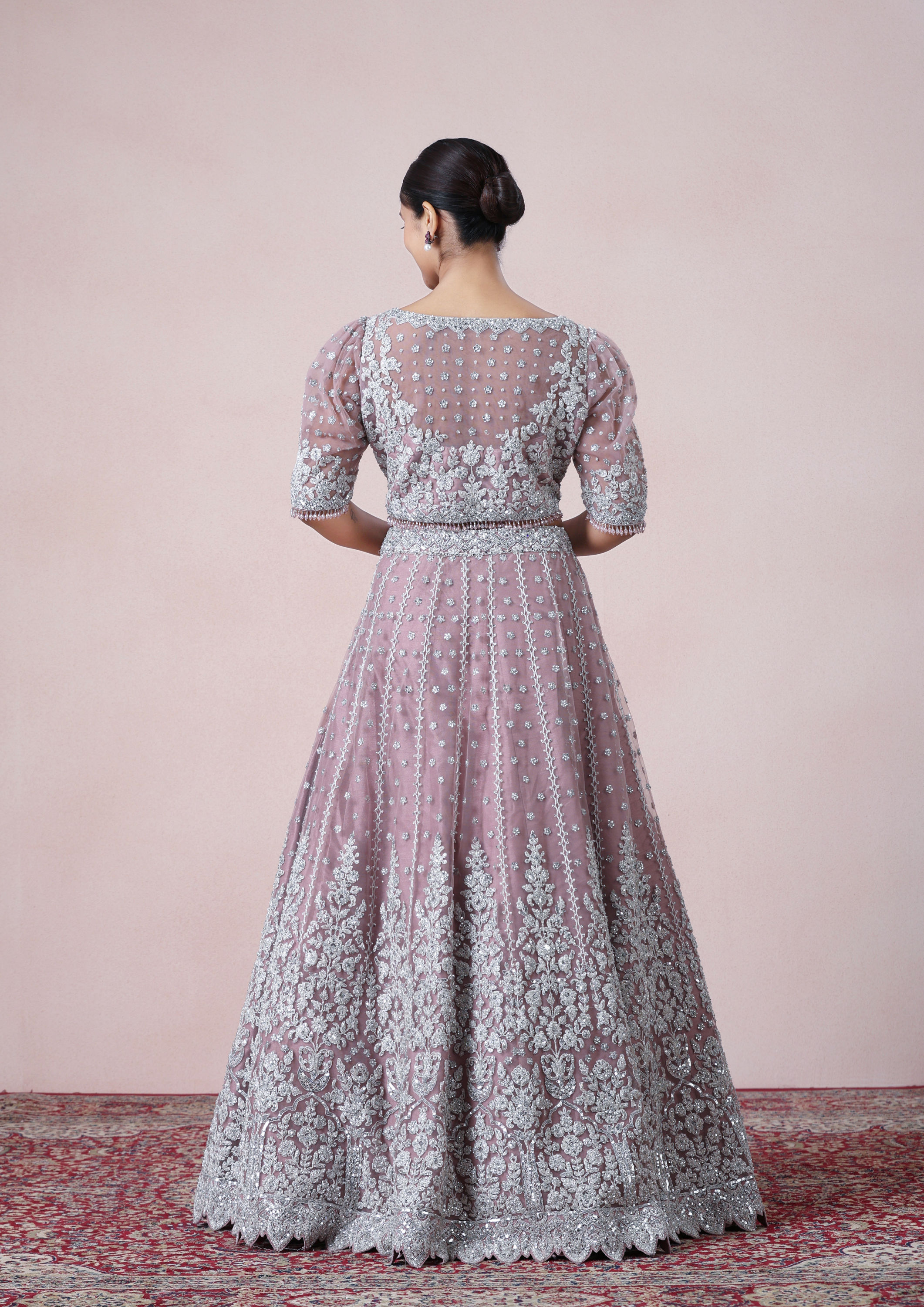 Twamev Women Regal Purple Dream Lehenga