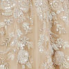 Cream Beige Floral Embroidered Lehenga with Sequins Work