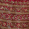 Rani Pink Zari Embroidered Lehenga with Floral And Buta Motifs And Pillow Trim Latkans
