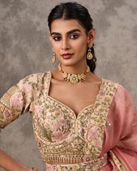 Twamev Women Radiant Cream Bridal Lehenga