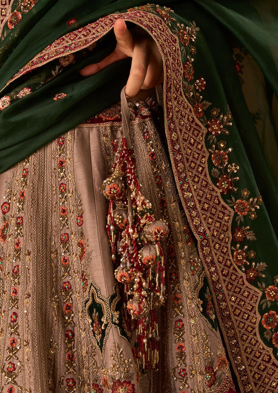 Twamev Women Grey Art Silk Lehenga with Embroidery