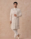 Manyavar Men White Sherwani Majesty