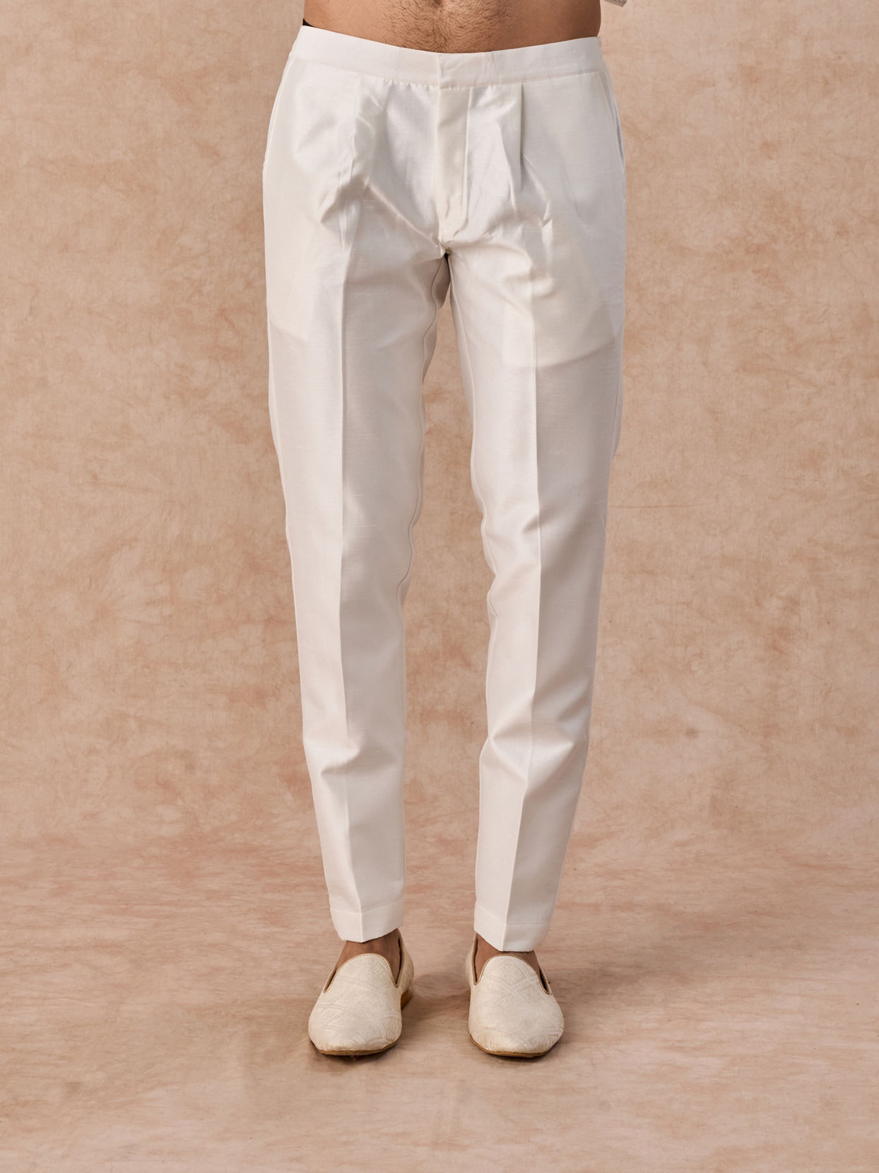 Manyavar Men White Sherwani Majesty