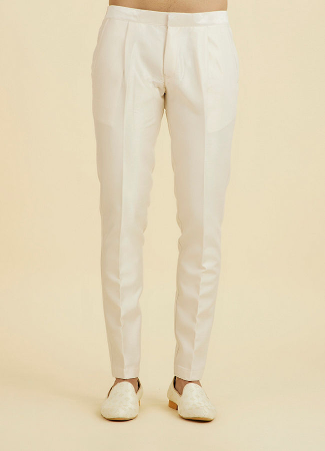 Manyavar Men Champagne Splendor Open Sherwani