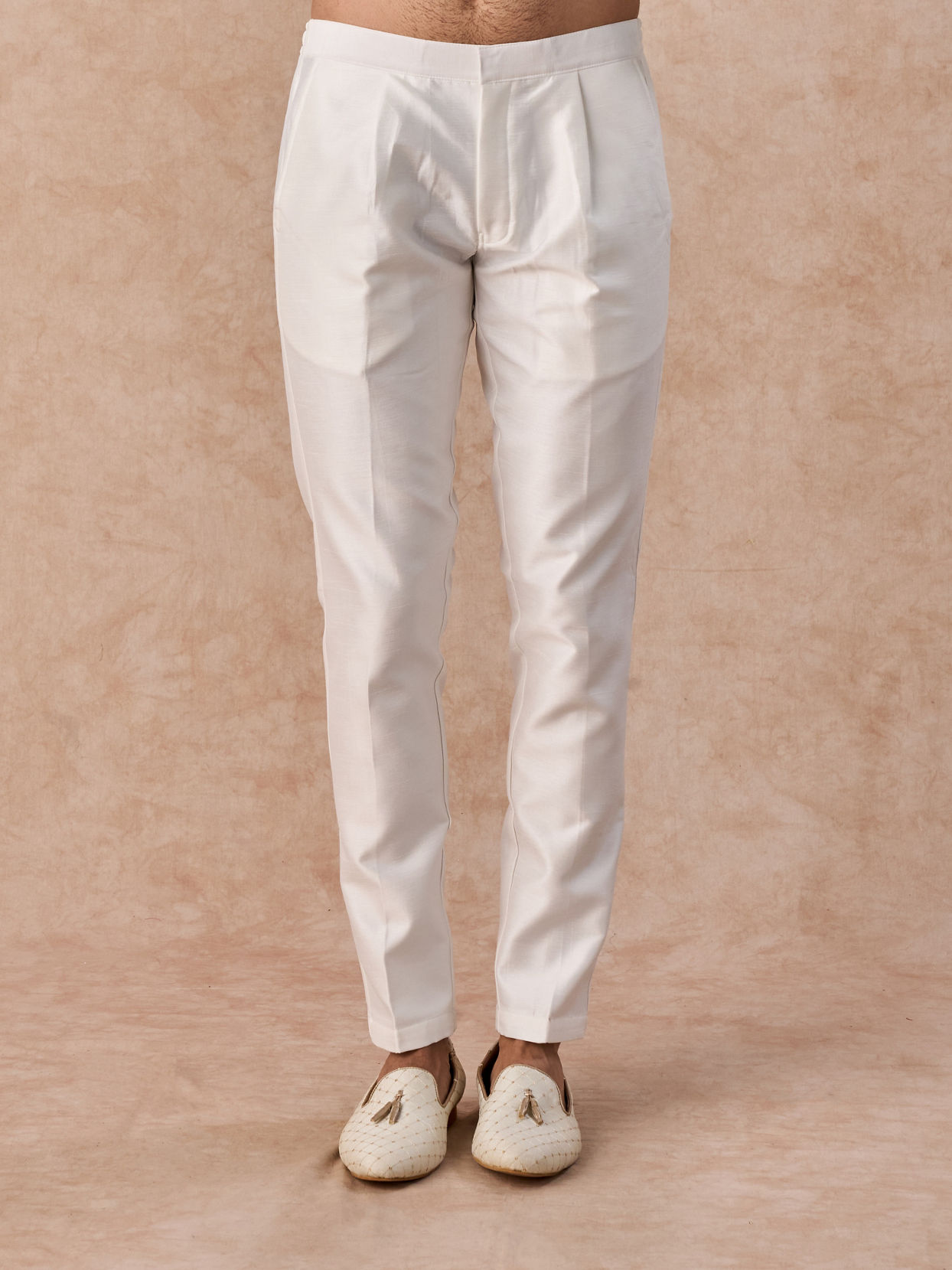 Manyavar Men Elegant White Festive Sherwani