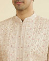 Manyavar Men Champagne Regal Open Sherwani