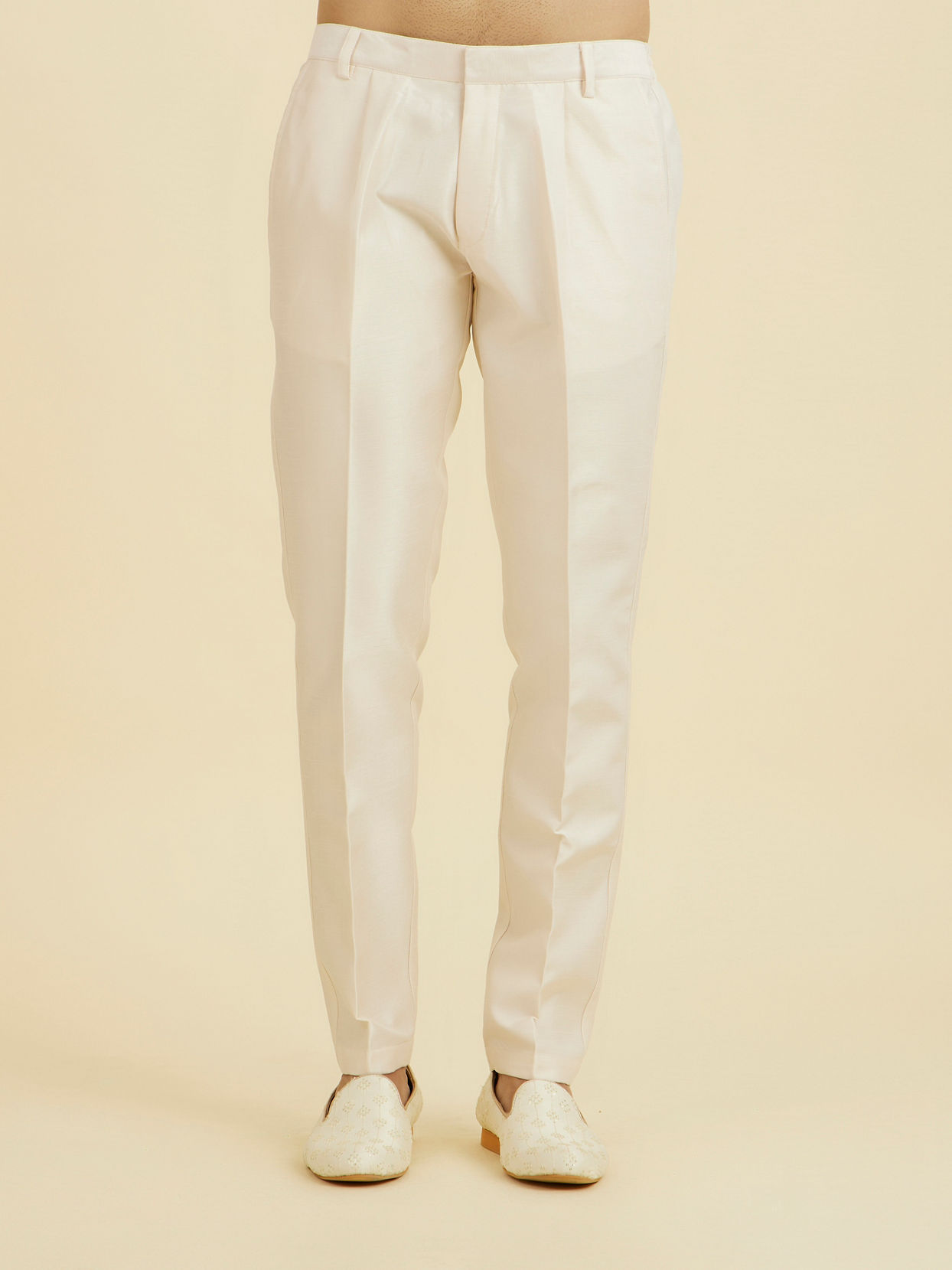 Manyavar Men Champagne Regal Open Sherwani