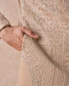 Manyavar Men Beige Opulence Sherwani